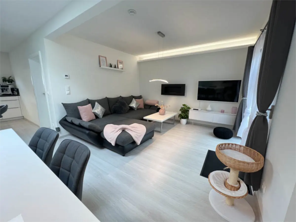 Buengalow Wohnzimmer mit Eckcouch