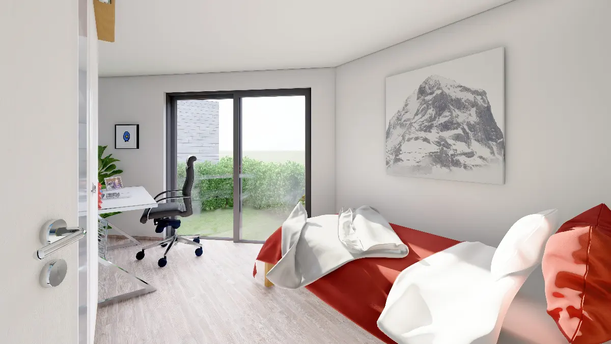 Oktagon-Tiny Kinder- oder Gästezimmer