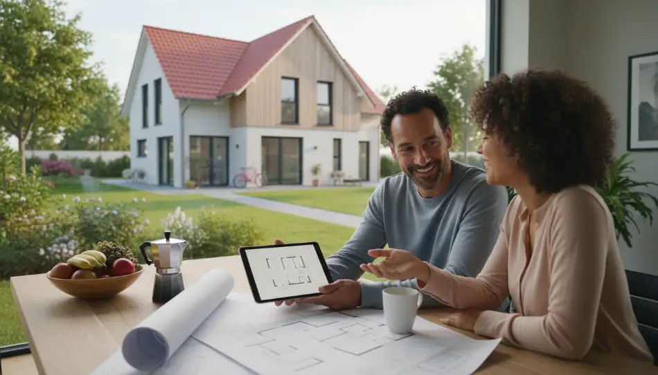 Architekt bei der Beratung