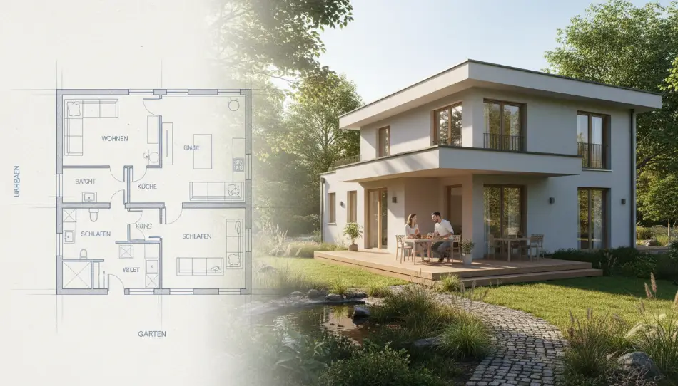 Planung eines Hauses
