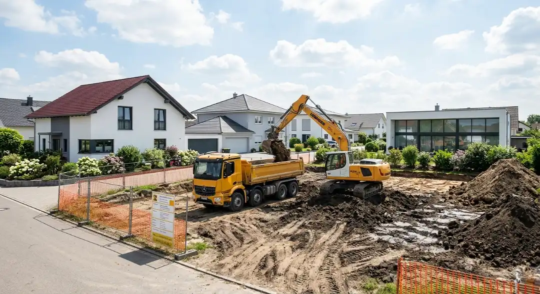 Erdarbeiten Baustelle