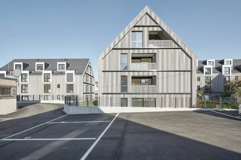 Weiteres Mehrfamilienhaus-Referenzprojekt — Fellbach, Holzständerbauweise