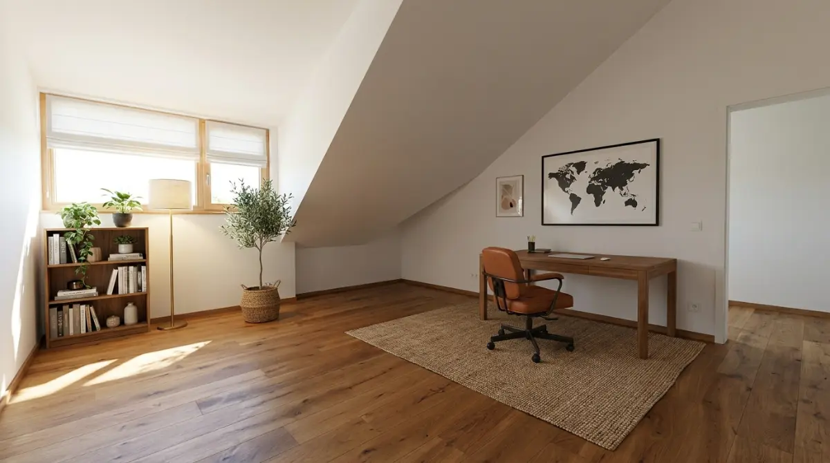 Schlafzimmer als Homeoffice