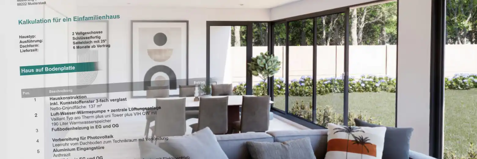 Was kostet ein Fertighaus — Kalkulation transparent